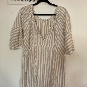 Free people striped mini dress